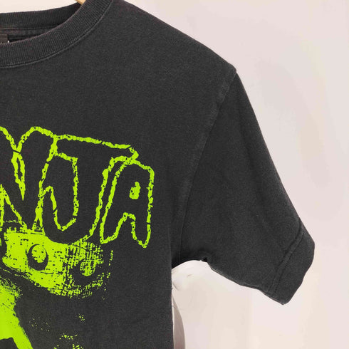 THE NINJA スカル プリント S/S バンドシャツ メンズ import:S