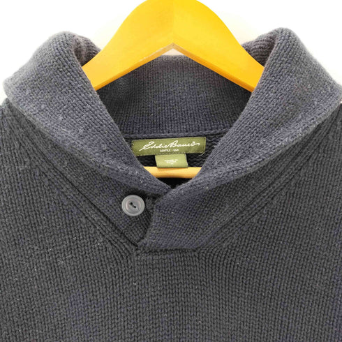 エディーバウアー Eddie Bauer コットン ショールカラーニット メンズ JPN:M