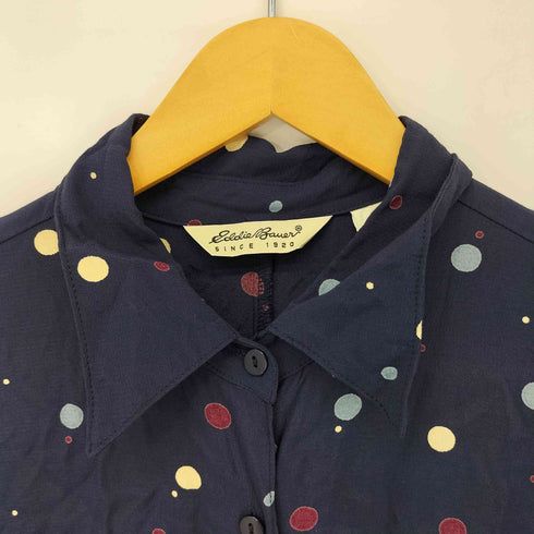 エディーバウアー Eddie Bauer 00S ドットレーヨンワンピース レディース TALL L