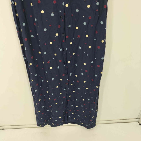 エディーバウアー Eddie Bauer 00S ドットレーヨンワンピース レディース TALL L