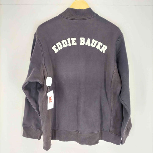 エディーバウアー Eddie Bauer SPORTS SHOP ナス紺 フェード スウェットブルゾン メンズ JPN:M