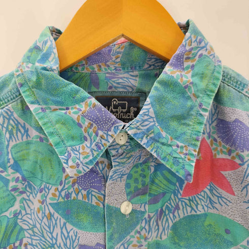 ウールリッチ WOOLRICH 90s 総柄 ショートスリーブシャツ メンズ JPN:M