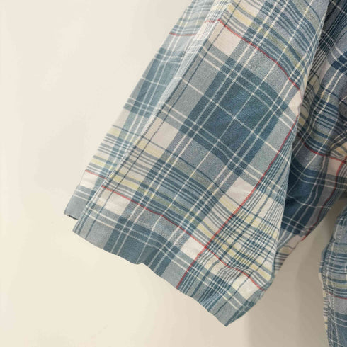 トミーヒルフィガー TOMMY HILFIGER 半袖チェックシャツ メンズ import:M