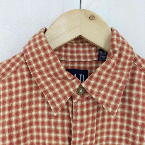 ギャップ Gap ボタンダウンL/S チェックシャツ メンズ import:S