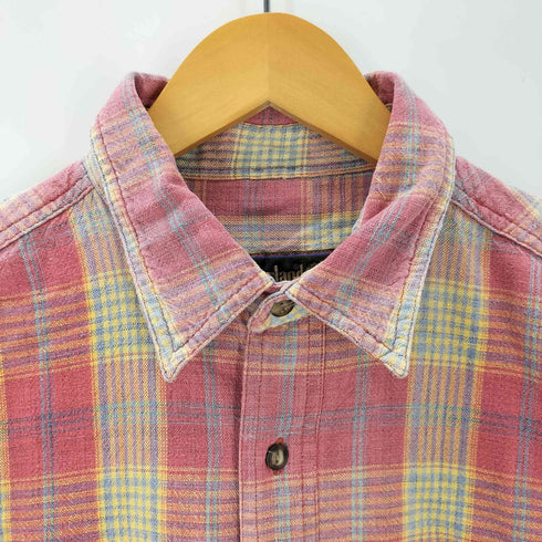 ティンバーランド Timberland 90s フェード 半袖チェックシャツ メンズ JPN:L