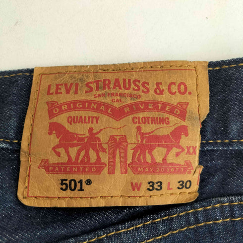リーバイス Levis 501ストレートデニムパンツ メンズ 33/30