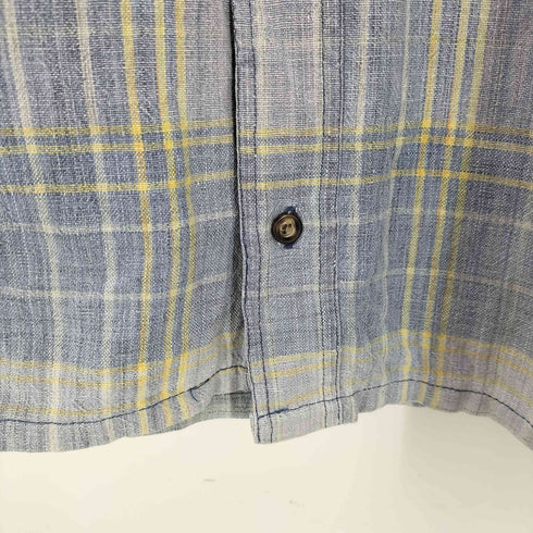 ティンバーランド Timberland 90s フェード 半袖チェックシャツ メンズ JPN:L