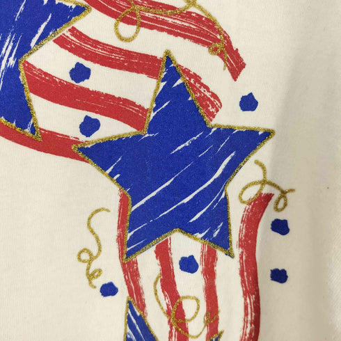 オニータ ONEITA 90S USA製 スタープリントTee シングルステッチ メンズ import:L