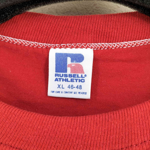 ラッセルアスレチック RUSSELL ATHLETIC スタープリントTee CAMP POWERLIFE シングルステッチ メンズ import:XL