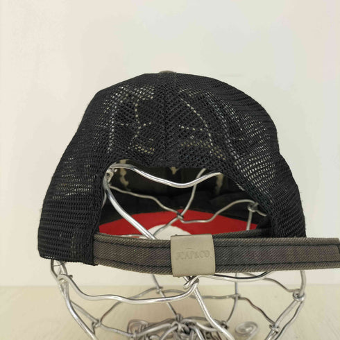 ROCKE BRANDY JEANS Y2K スカル ラメロゴ ダメージ メッシュキャップ メンズ