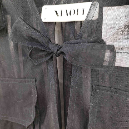 XIAOLI フリル チュールシアーベスト レディース import:S 165