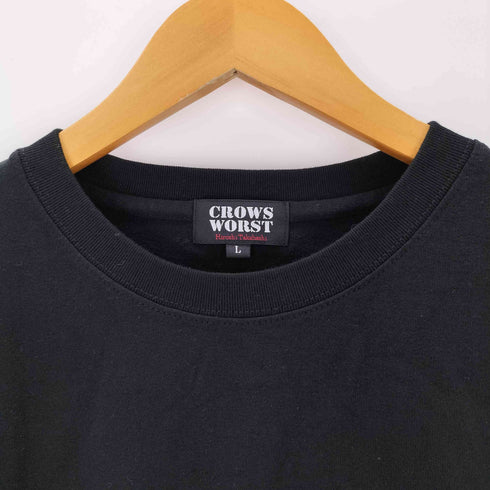 CROWS スカル刺繍Tシャツ メンズ JPN:L