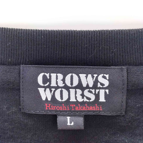CROWS スカル刺繍Tシャツ メンズ JPN:L