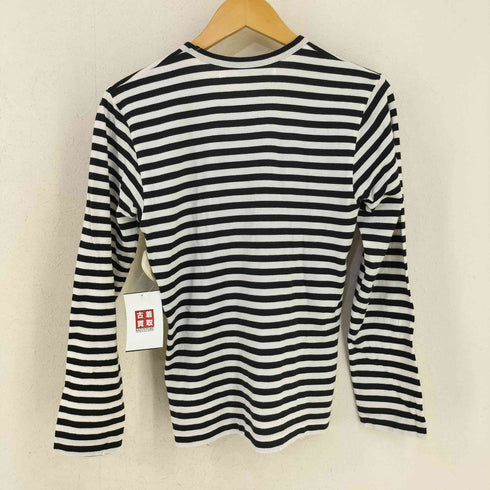 プレイコムデギャルソン PLAY COMME des GARCONS Unisex Border Long Sleeve T-Shirt レディース XXS