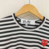 プレイコムデギャルソン PLAY COMME des GARCONS Unisex Border Long Sleeve T-Shirt レディース XXS