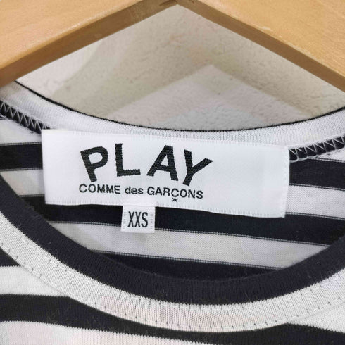 プレイコムデギャルソン PLAY COMME des GARCONS Unisex Border Long Sleeve T-Shirt レディース XXS