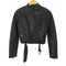 バナナリパブリック BANANA REPUBLIC 裾ジップ ラムレザーシングルライダースジャケット レディース XXS