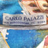 CARLO PALAZZI フラップポケット アートプリント 比翼 S/S シャツ メンズ import:L