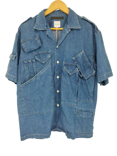 サスクワァッチファブリックス SASQUATCHfabrix. DENIM SHIRT メンズ JPN:M