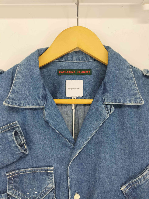 サスクワァッチファブリックス SASQUATCHfabrix. DENIM SHIRT メンズ JPN:M