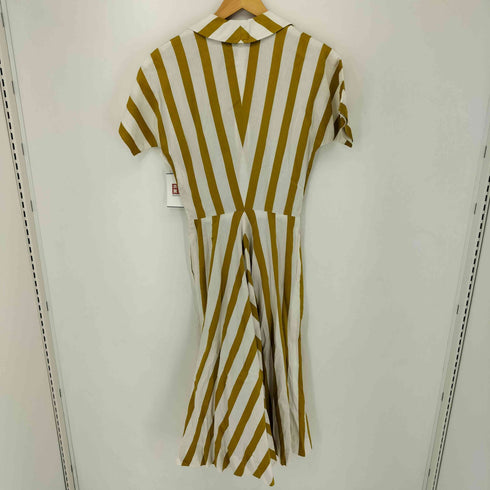 60S~70S TALONジップ ストライプワンピース レディース