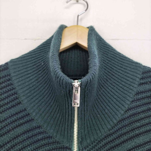 ヨーク YOKE BIAS BORDER DRIVERS KNIT メンズ