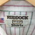 80S RUDDOCK SHIRTS USA製 ストライプウエスタンシャツ メンズ