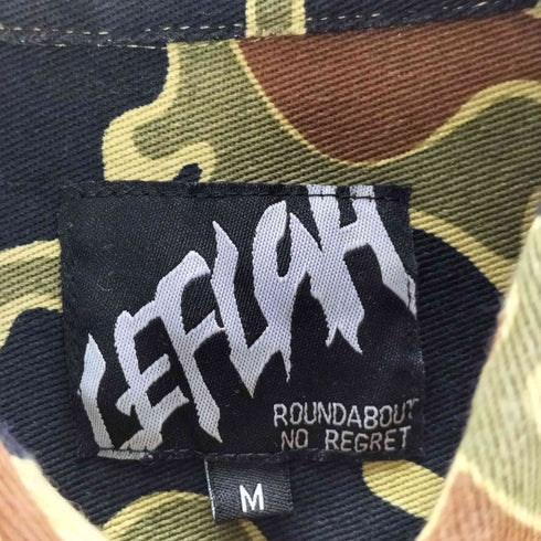レフラー Leflah バイカラーミリタリーシャツ メンズ JPN:M