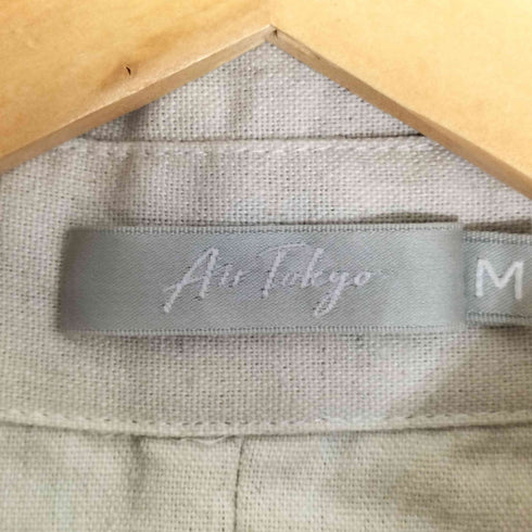 Air Tokyo ラウンドヨーク レギュラーカラー オーバーサイズ シャツ メンズ JPN:M
