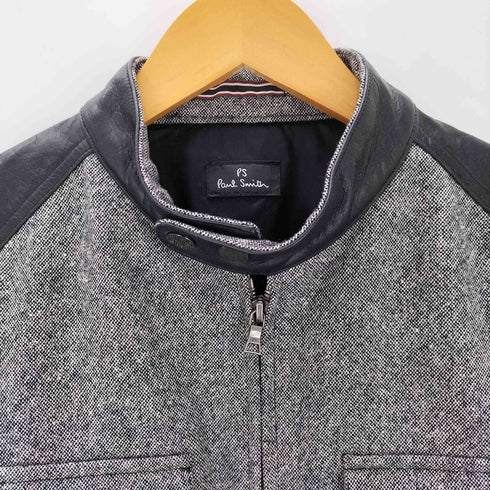 ピーエスポールスミス PS Paul Smith レザー切替ライダースジャケット メンズ JPN:S