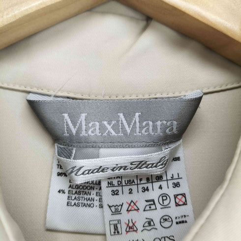 マックスマーラ MAX MARA 白タグ トレンチワンピース メンズ 36