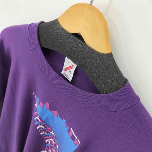 ジャージーズ JERZEES 90S USA製 フロントプリントTシャツ メンズ import:L