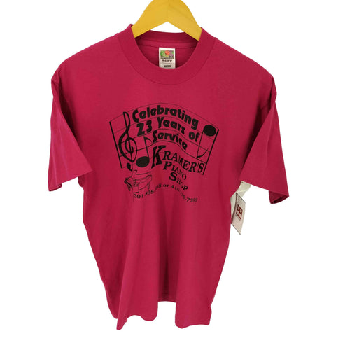 フルーツオブザルーム FRUIT OF THE LOOM 90S USA製 フロントプリントTシャツ メンズ import:L