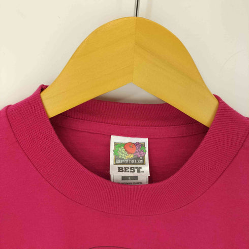 フルーツオブザルーム FRUIT OF THE LOOM 90S USA製 フロントプリントTシャツ メンズ import:L