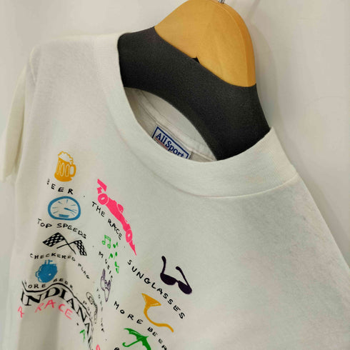 オールスポーツ ALL sport 90S USA製 フロントプリントTシャツ メンズ import:M