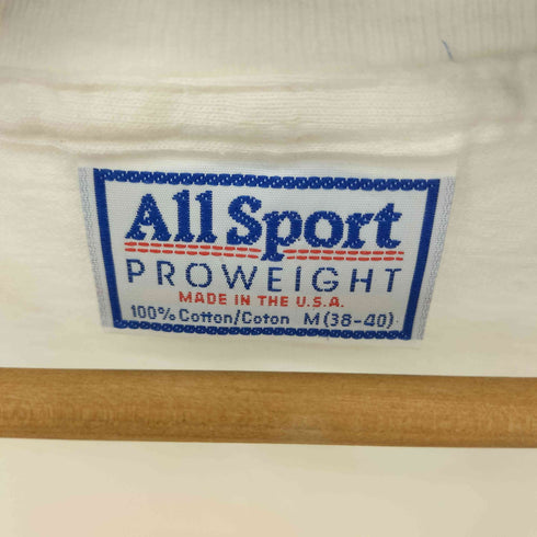 オールスポーツ ALL sport 90S USA製 フロントプリントTシャツ メンズ import:M