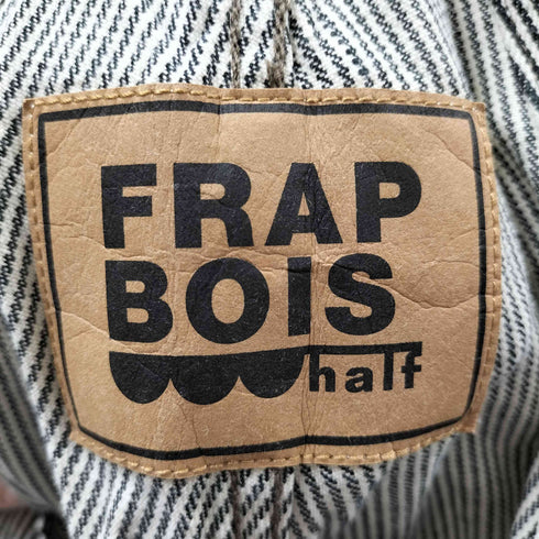 フラボア FRAPBOIS half ヒッコリー ストライプ オーバーオール レディース 1