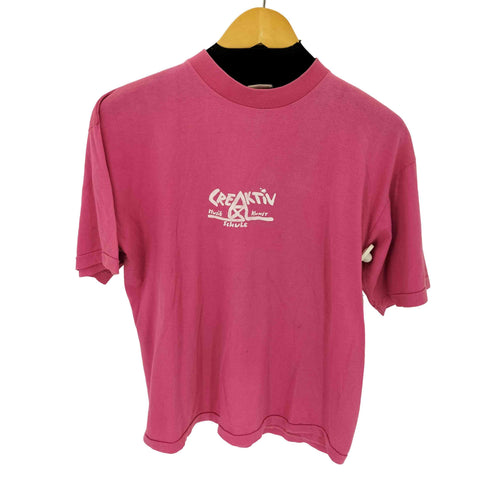 シングルステッチ 両面プリントTシャツ メンズ