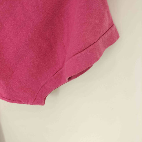 シングルステッチ 両面プリントTシャツ メンズ