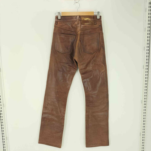 エアロレザー AERO LEATHER カウレザーパンツ メンズ US:28-29