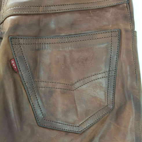 エアロレザー AERO LEATHER カウレザーパンツ メンズ US:28-29