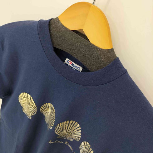 ヘインズ Hanes 80S USA製 fifty fifty ホタテ プリントTシャツ メンズ import:M
