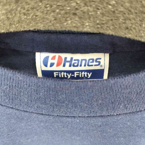 ヘインズ Hanes 80S USA製 fifty fifty ホタテ プリントTシャツ メンズ import:M