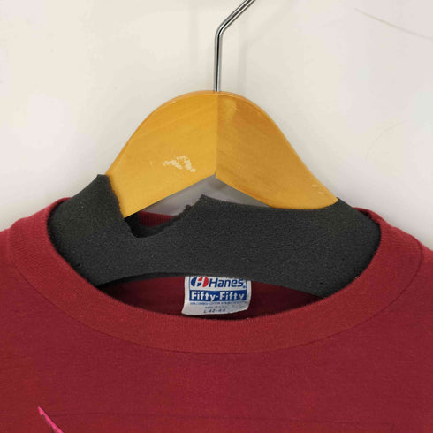 ヘインズ Hanes 80S USA製 fifty fifty プリントTシャツ メンズ import:L