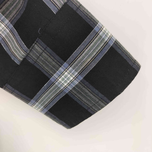 エリーキャトルマン ELY CATTLEMAN ラメ チェックウエスタンシャツ メンズ import:XL