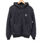 エンポリオアルマーニイーエーセブン EMPORIO ARMANI EA7 Cappuccio Blouson Jacket キルティングスリーブ フェイクムートン フーデッドジャケット メンズ import:XS