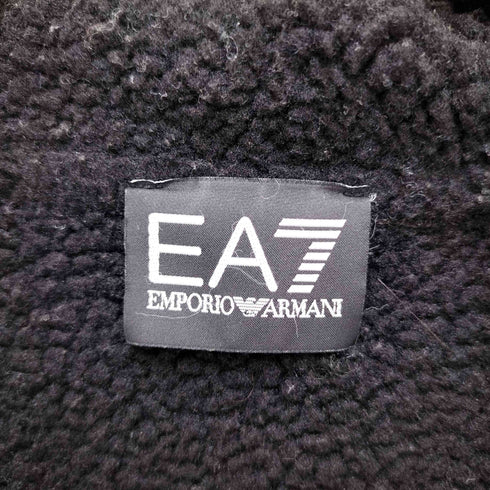 エンポリオアルマーニイーエーセブン EMPORIO ARMANI EA7 Cappuccio Blouson Jacket キルティングスリーブ フェイクムートン フーデッドジャケット メンズ import:XS