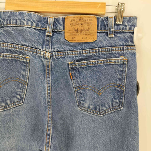 リーバイス Levis 90s USA製 517 刻印530 オレンジタブ ブーツカットデニムパンツ メンズ 34×31