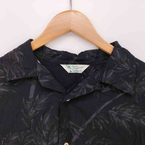 Styled by originals HAWAIIAN SURF BRAND レーヨン ループカラー オープンカラー ココナッツボタン S/S アロハシャツ メンズ import:XL