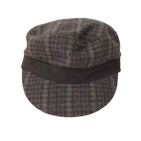 エルエルビーン L.L.Bean ウール混 チェックキャスケット レディース 57cm~59cm